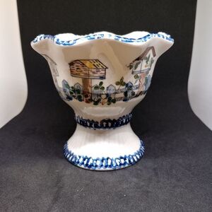 Blue and White Ceramic Vase
